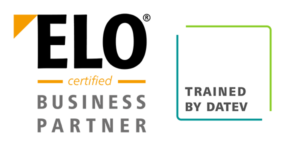 Logo ELO Trained by Datev